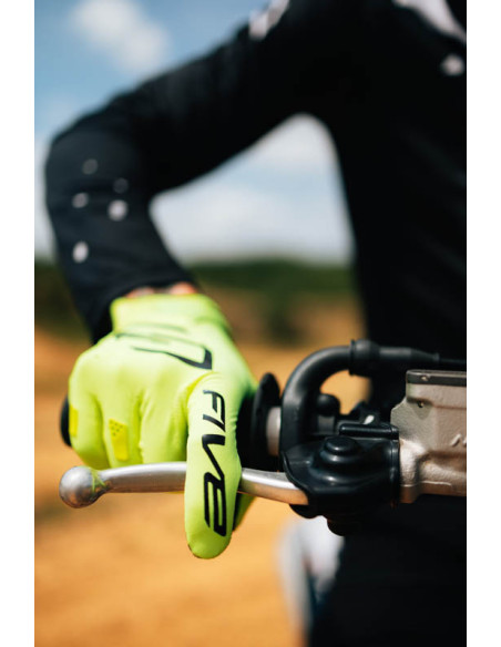 Gants Cross Five MXF1 Evo - Jaune Fluo