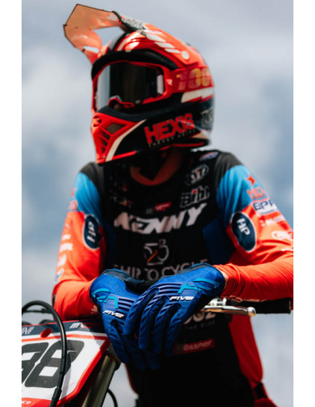 Gants Cross Five MXF3 Evo - Bleu
