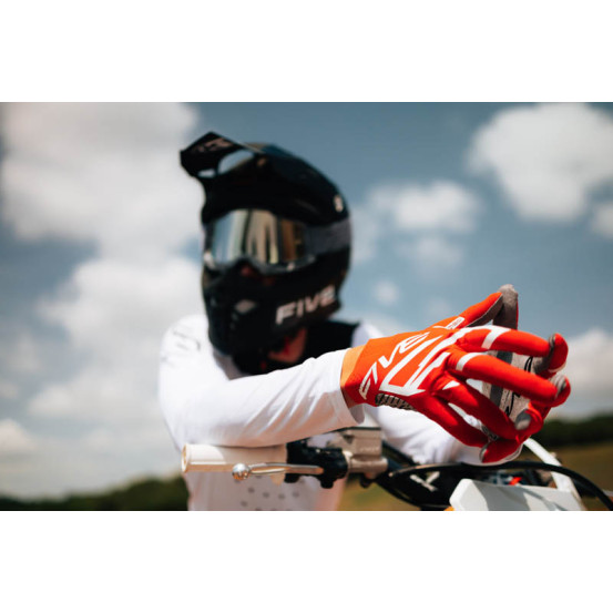 Gants Cross Five MXF Race - Rouge