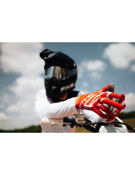 Gants Cross Five MXF Race - Rouge
