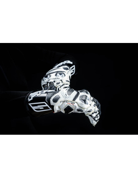 Gants moto Racing Performance Five RFX RACE - Blanc Noir