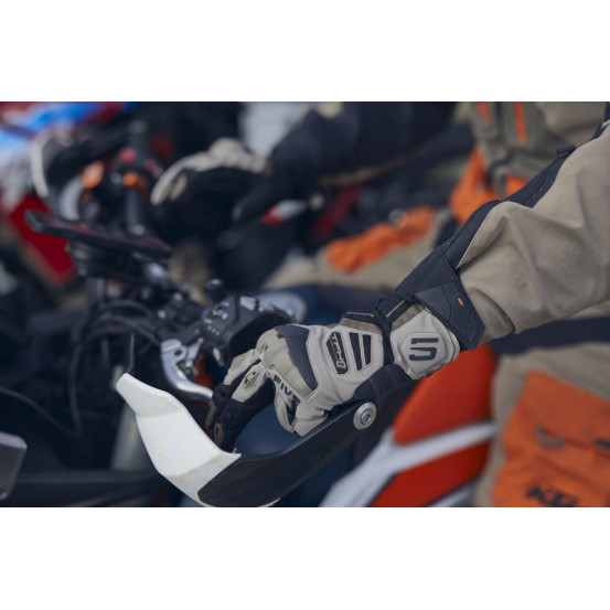 Gants moto Adventure Five TFX1 Airflow Court - Sable Marron