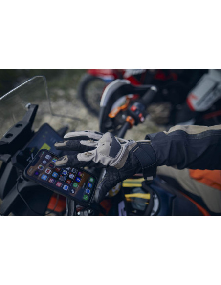 Gants moto Adventure Five TFX1 Airflow Court - Sable Marron