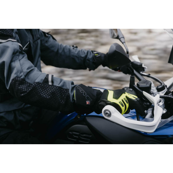 Gants moto Hiver Five WFX1 Evo WP - Noir Jaune Fluo