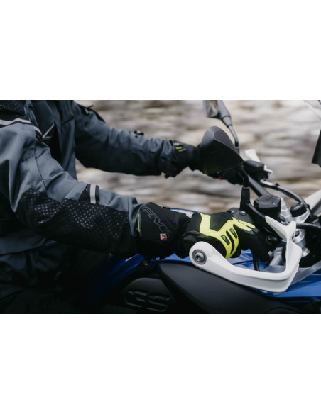 Gants moto Hiver Five WFX1 Evo WP - Noir Jaune Fluo