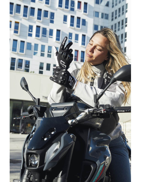 Gants moto femme Five Stunt Evo 2 Airflow - Noir Blanc