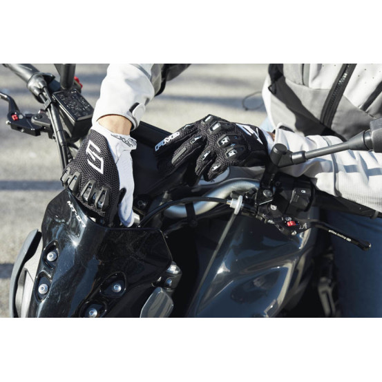 Gants moto femme Five Stunt Evo 2 Airflow - Noir Blanc