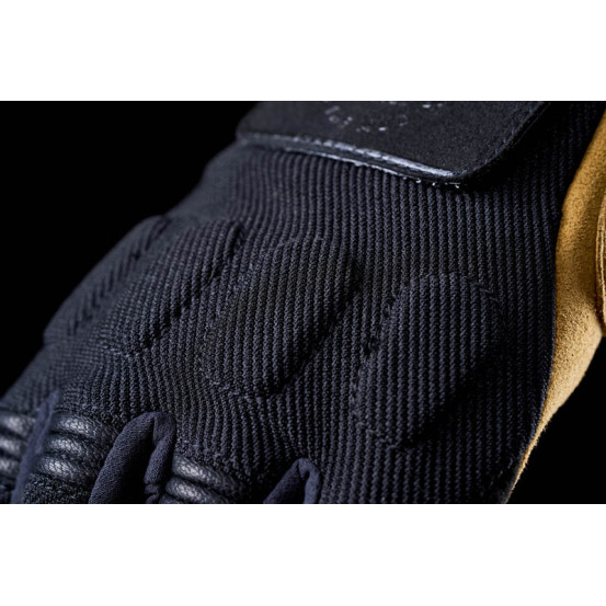 Gants moto Custom Five Scrambler - Noir Tan