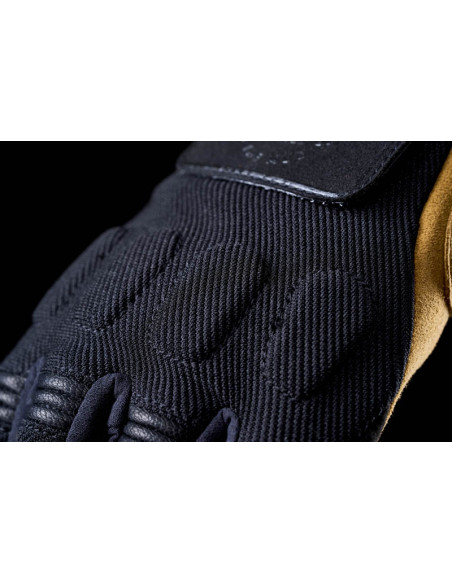 Gants moto Custom Five Scrambler - Noir Tan