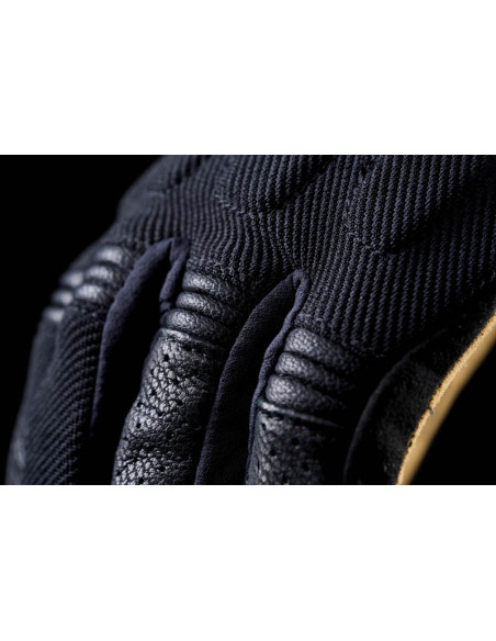 Gants moto Custom Five Scrambler - Noir Tan