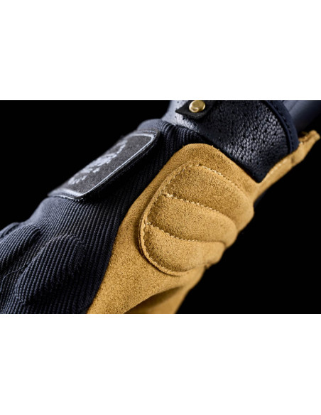 Gants moto Custom Five Scrambler - Noir Tan