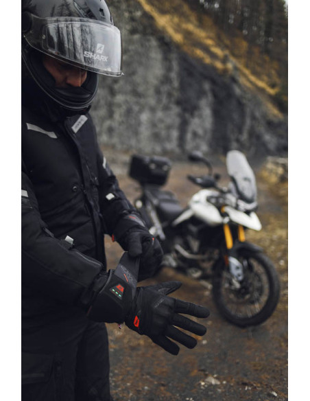 Gants moto Chauffants Five HG1 Evo WP - Noir
