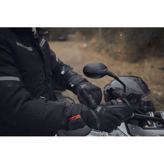 Gants moto Chauffants Five HG3 Evo WP - Noir