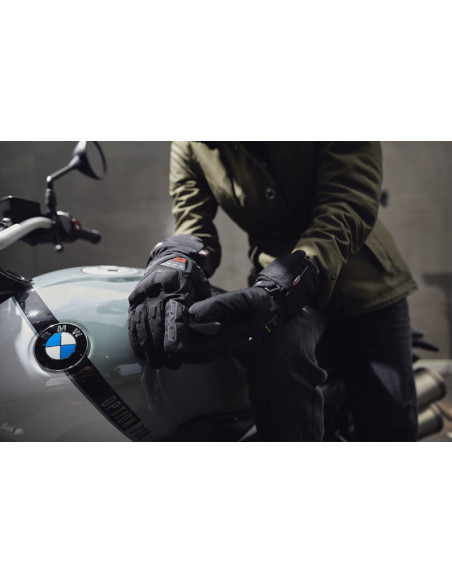 Gants moto femme Chauffants Five HG3 Evo WP - Noir