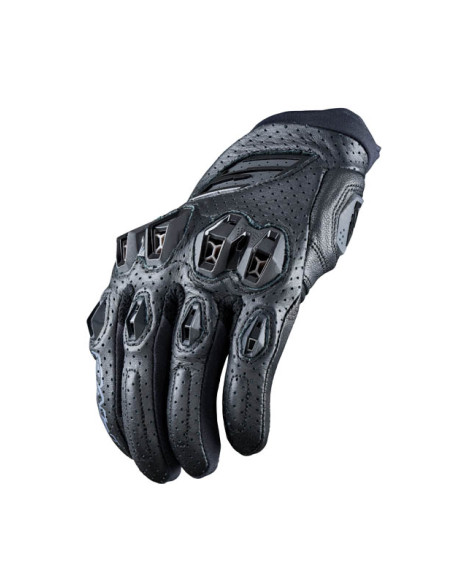Gants moto Route Performance Five Stunt Evo 2 Cuir - Noir