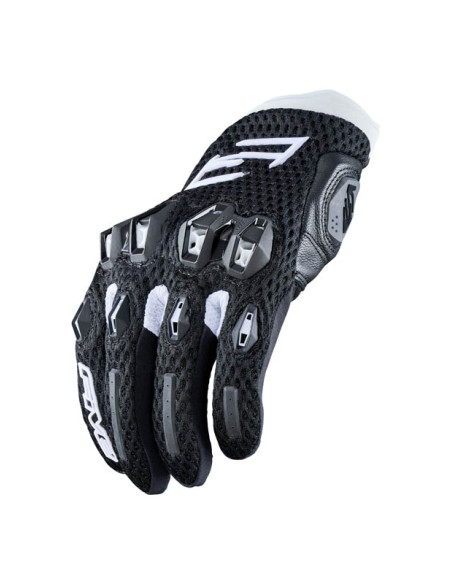 Gants moto Route Performance Five Stunt Evo 2 Airflow - Noir Blanc