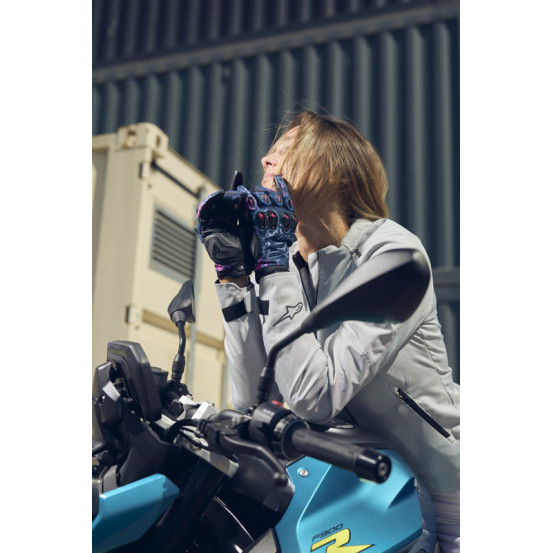 Gants moto femme Five Stunt Evo 2 - Rose Flowers