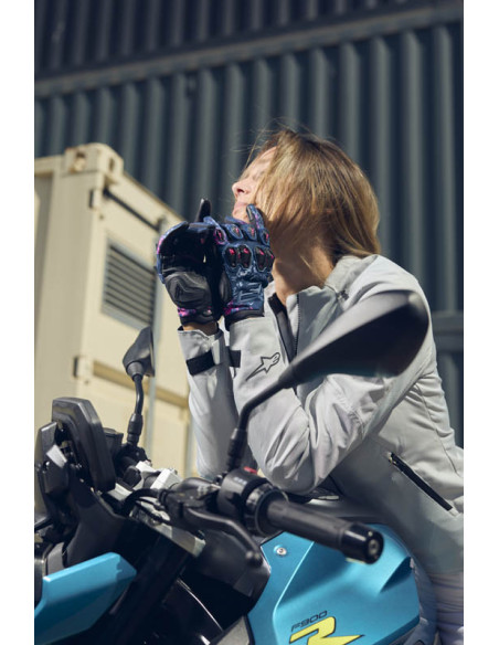 Gants moto femme Five Stunt Evo 2 - Rose Flowers