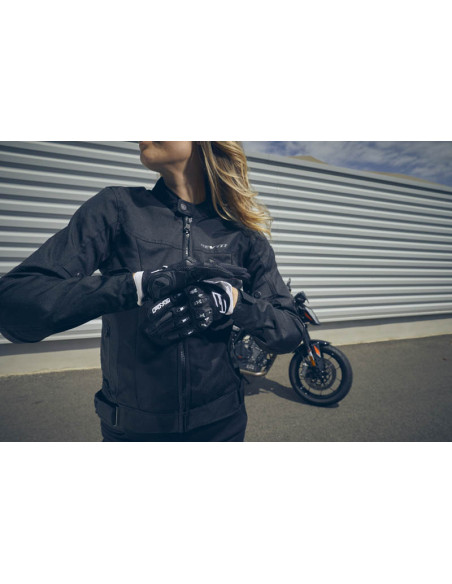Gants moto femme Five Stunt Evo 2 Airflow - Noir Blanc
