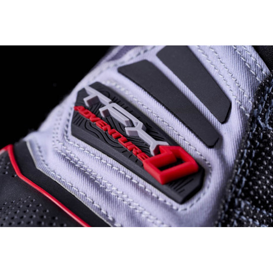 Gants moto Adventure Five TFX1 GTX - Gris Gris Rouge