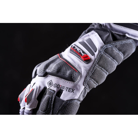 Gants moto Adventure Five TFX1 GTX - Gris Gris Rouge