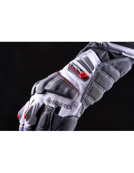 Gants moto Adventure Five TFX1 GTX - Gris Gris Rouge