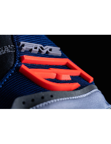 Gants moto Adventure Five TFX4 - Bleu Rouge