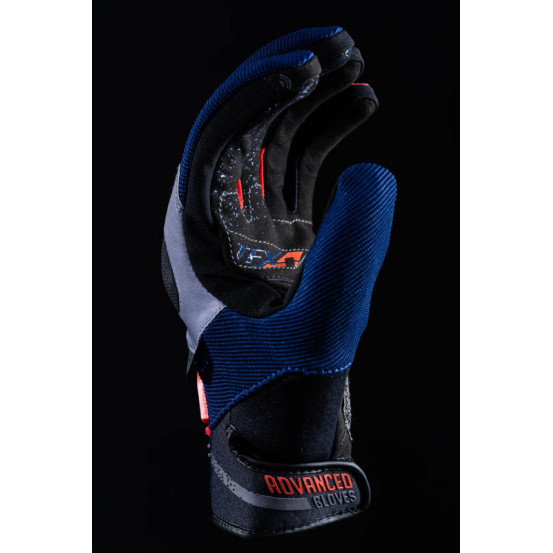 Gants moto Adventure Five TFX4 - Bleu Rouge