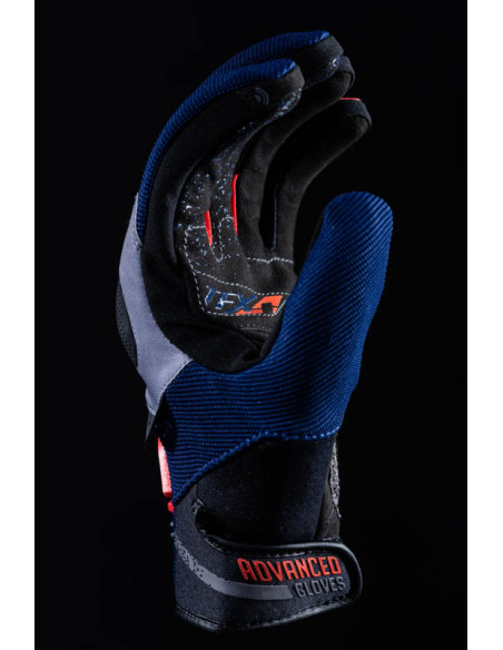 Gants moto Adventure Five TFX4 - Bleu Rouge