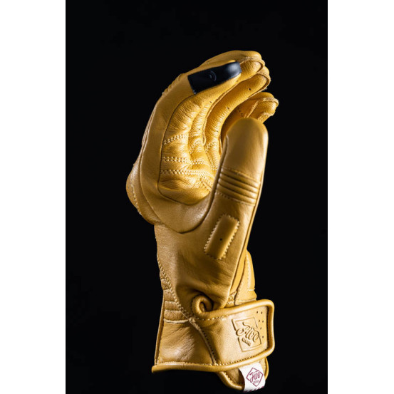 Gants moto Custom Five Kansas - Or