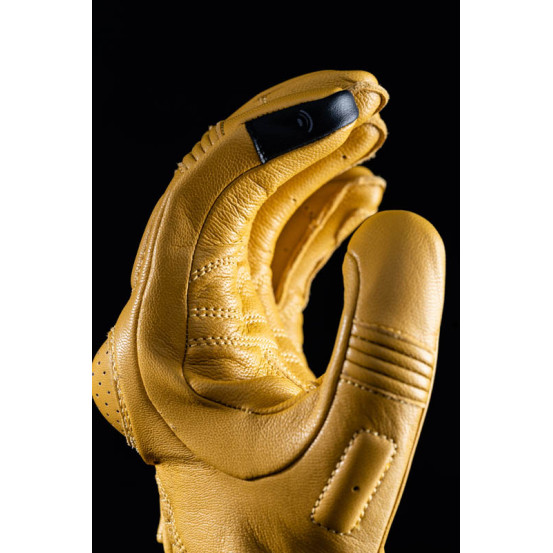 Gants moto Custom Five Kansas - Or