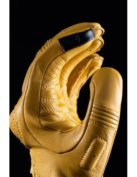 Gants moto Custom Five Kansas - Or