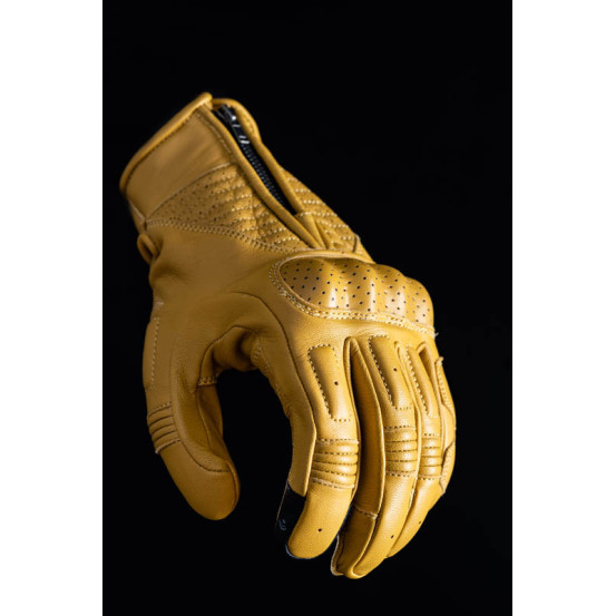 Gants moto Custom Five Kansas - Or