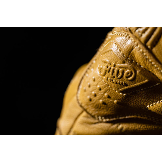 Gants moto Custom Five Kansas - Or