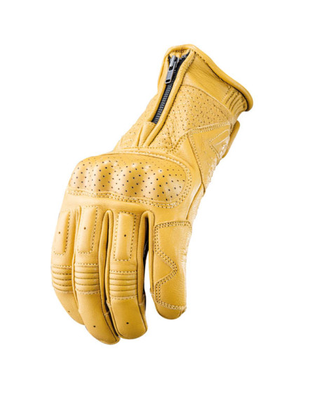 Gants moto Custom Five Kansas - Or