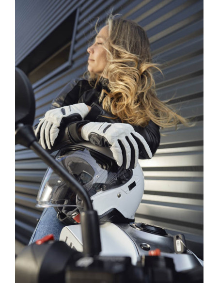 Gants moto femme Five Sport City Evo - Blanc