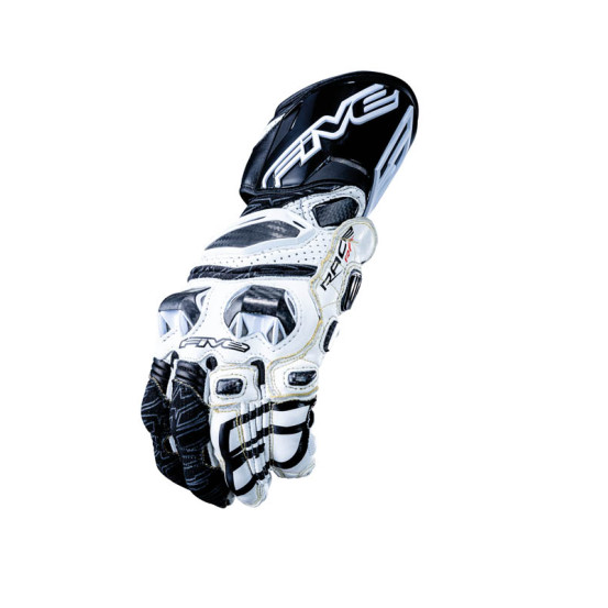 Gants moto Racing Performance Five RFX RACE - Blanc Noir