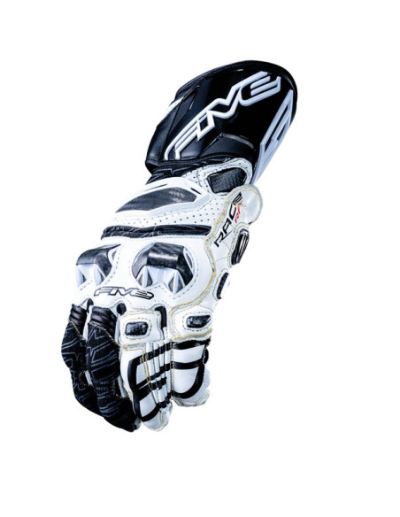 Gants moto Racing Performance Five RFX RACE - Blanc Noir