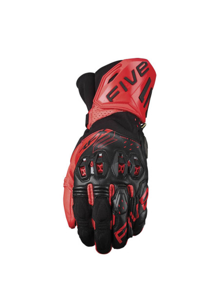 Gants moto Five Racing Performance RFX2 Evo - Noir Rouge Fluo