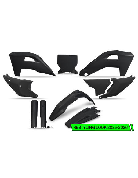 Kit plastiques complet - Noir - UFO Husqvarna TC FC 2025-2026