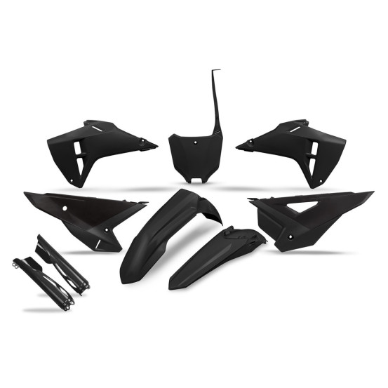 Kit plastiques complet - Noir - UFO Honda 250 / 450 CRF-R 2025-2026