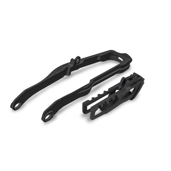 Kit guide chaîne + patin - Noir - UFO Honda 250 / 450 CRF-R 2025-2026