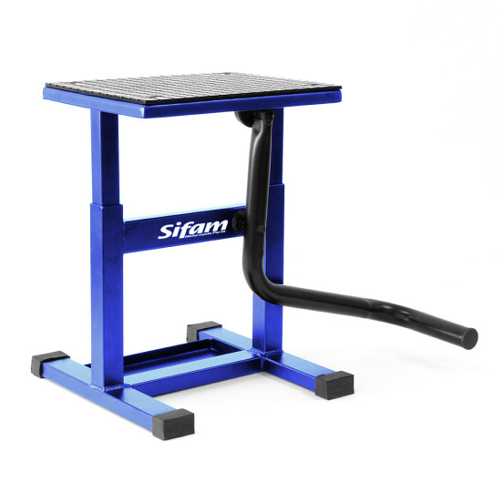 Lève motocross enduro acier Bleu