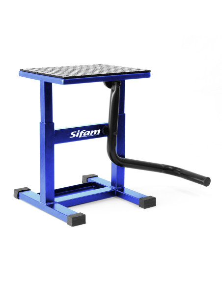 Lève motocross enduro acier Bleu