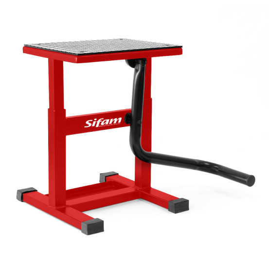 Lève motocross enduro acier Rouge