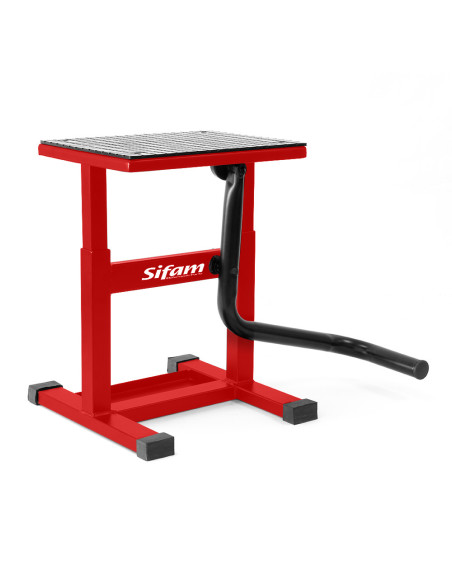 Lève motocross enduro acier Rouge