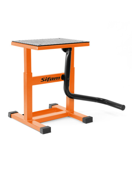 Lève motocross enduro acier Orange