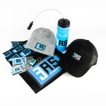 Pack paddock Pilote 3AS Racing casquette bonnet gourde tour de cou
