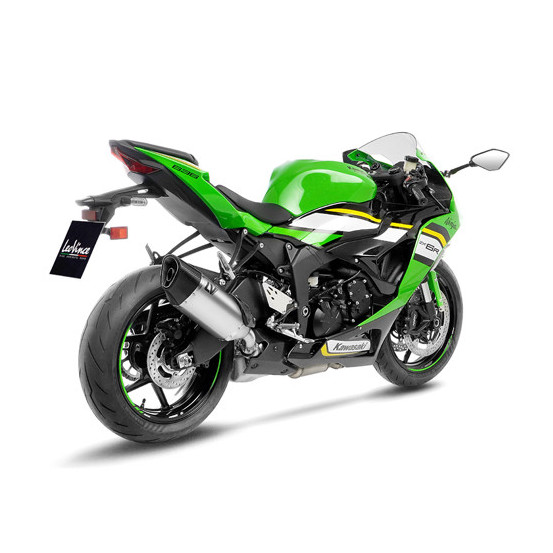 Silencieux LEOVINCE SBK LV-14R inox - carbone - KAWASAKI 636 ZX-6R NINJA 2019 - 2020 + 2024 - 2025