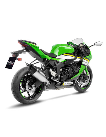 Silencieux LEOVINCE SBK LV-14R inox - carbone - KAWASAKI 636 ZX-6R NINJA 2019 - 2020 + 2024 - 2025